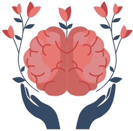 Illustration du cerveau représentant les bénéfices du sevrage tabagique sur la concentration, les fonctions cognitives et le bien-être mental.